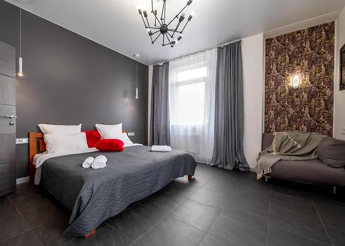 стильная квартира возле моря в аркадии